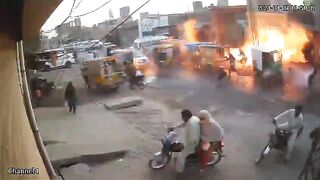 Four people died in the cylinder fire incident in Jhang, 24 people have been seriously injured in the accident, 6 people are critically injured,