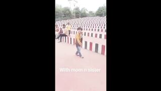 Fun with mom and sister