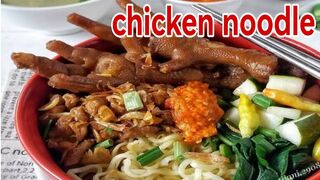 Indonesian food chicken noodles