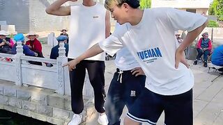 Three Brothers Extreme Challenge. Each has their own unique moves. # Extreme Star Plan # Spring Move # Challenge yourself to break through yourself