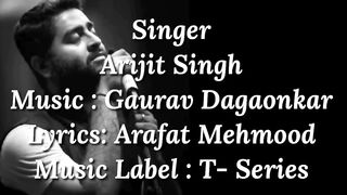 Mein dhondne ko zemaane mein jab wafa nikla  Urdo song  Arjith singh