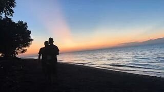Sunrise at Siola Beach