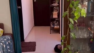 Scaring the husband