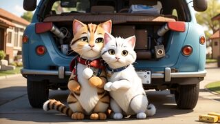 Tow Lovely cats