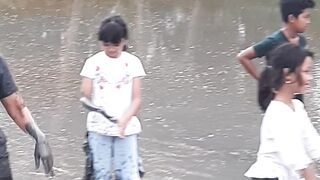 duck catching competition...