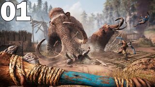 Hunting Mammoth In Stone Age Far Cry Primal Gameplay