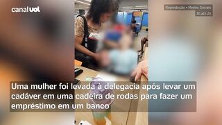 Vídeo Completo Mulher Leva Cadaver Para Fazer Empréstimo