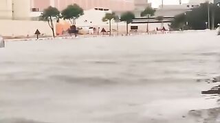 Cloud seeding gone wrong in dubai