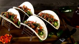 Tacos with beef and peppers - adalinetv