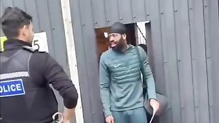 Getting arrested already?
