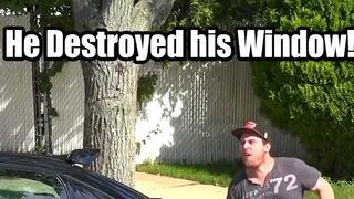 Breaking Car Windows Prank