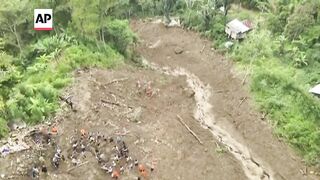 Bodies of 3-year-old girl and her mother recovered after Indonesian landslides that killed 20.
