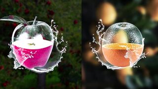 Transparent Effect in Photoshop|Transparent Orange Manipulation in Photoshop