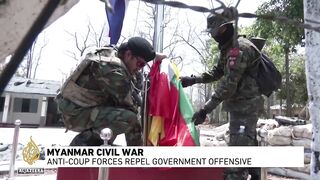 Myanmar rebels say they have repelled Army push to take back Myawaddy.