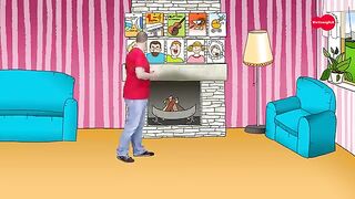 Maggie And Steve in Story Time | Baby in the Family | Funny English for Children