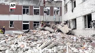 Russian missiles slam into downtown Chernihiv, killing at least 13.
