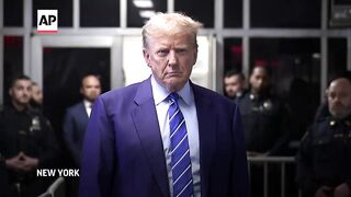 Trump speaks after first 7 jurors selected in his hush money trial.