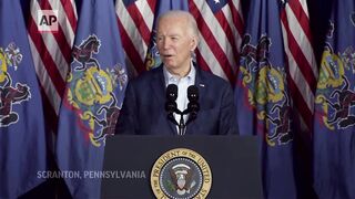 Biden casts Trump as an elitist during Pennsylvania visit.