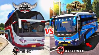 Bus Simulator Indonesia VS Euro Bus Simulator 2 | Maleo vs SCS Software