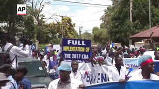 Kenyan doctors strike over pay, working conditions as patients are turned away.