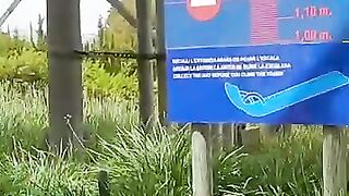 Parque aquático divertido