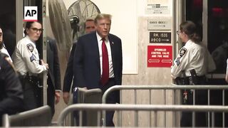 Only 1 in 3 US adults think Trump acted illegally in hush money case I AP-NORC poll.