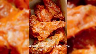 Baked Buffalo Wings.