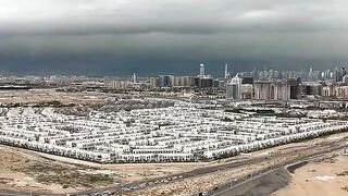 Timelapse : The storm that caused Dubai Flood