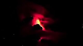 Ruang Volcano erupts in North Sulawesi, Indonesia