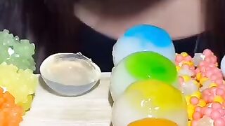 Relaxing Sleep Rainbow Candy trend Strange sweets sounds eting delicious ???? ymee