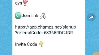 Create account in CHAMP mining
