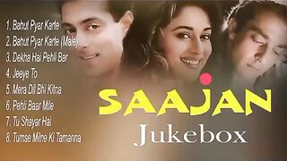 Sajan Jukebox, Full Songs Evergreen Hits Songs  Madhuri Dixit,Salman Khan,Sanjay Dutt