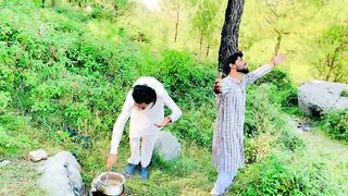 Enjoying with friends