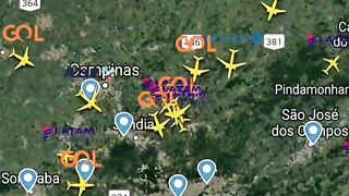 Trafo de avião no território brasileiro é muito grande