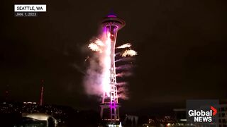 New Year's 2023- US countdown celebrations feature fireworks, return of traditions