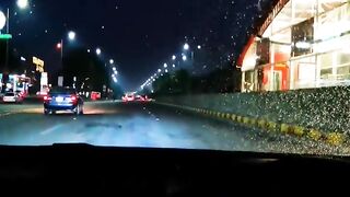 Hot car night drive