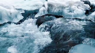 Sometimes frozen waterfalls look amazing