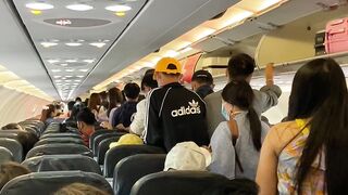 In flight