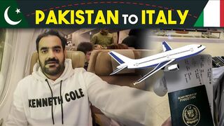 Airplane video palistan to italy
