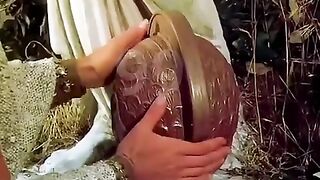 राजकुमारी और राक्षस की नगरी Man Wood Art Skill