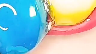 اصوات مريحه تبعث الاسترخاء عسل الهلام Comforting, relaxing sounds, of honey, , marshmallow, eating