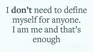I'm me