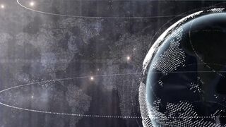 News intro background of rotating planet - adalinetv
