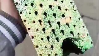 Soo satisfying glittery mud squeezing | satisfying video | ASMR