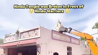 Hindu temple ???? destroyed and what happened next  to watch ⚠️⚠️#trending #fyp #hindu