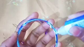 #diy bangles #banglescraft # #diyjewellery #craftideas #crafteraditi #crafterusha.