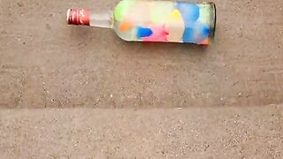 ASMR BOTTLE FALLS FROM THE STAIRS