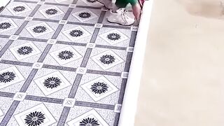 Tile installment around the house.
