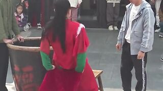 Girl circus Amazing performance circus Amazing and interesting circus virual video