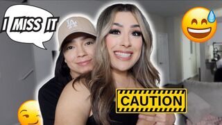 SAYING NAUGHTY COMMENTS TO SEE MY GF REACTION